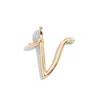Baublebar Custom Gold Enamel Script Letter Charm In Gold
