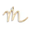 Baublebar Custom Gold Enamel Script Letter Charm In Neutral