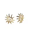Baublebar Cyra Sun Stud Earrings In Gold Tone