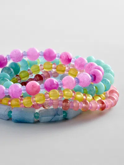 Baublebar Darcy Beaded Bracelet Set In Multi