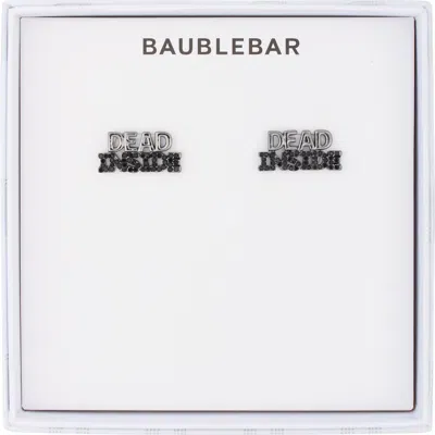 Baublebar Dead Inside Stud Earrings In Metallic