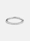 Baublebar Diana Sterling Silver Eternity Ring In Brown