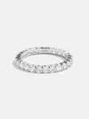 Baublebar Diana Sterling Silver Eternity Ring In Brown