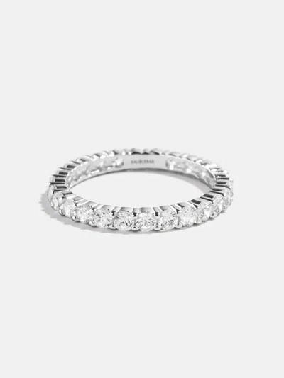 Baublebar Diana Sterling Silver Eternity Ring In Brown