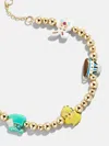 Baublebar Disney Alice In Wonderland Pisa Charm Bracelet In Gold