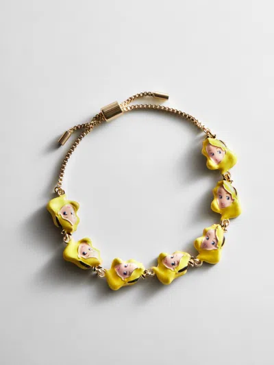 Baublebar Disney Alice In Wonderland Repeating Bracelet In Yellow