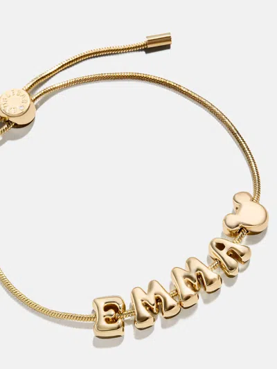 Baublebar Disney Bubble Custom Slider Bracelet In Gold
