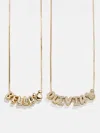 Baublebar Disney Bubble Letter Custom Necklace In Gold