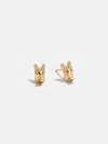 Baublebar Disney Daisy Duck 18k Gold Plated Sterling Silver Crystal Studs In Gold