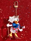Baublebar Disney Daisy Duck Americana Bag Charm In Gold