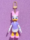 Baublebar Disney Daisy Duck Classic Enamel Bag Charm In Purple