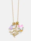 Baublebar Disney Daisy Duck Cluster Charm Necklace In Gold