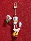 Baublebar Disney Daisy Duck Mistletoe Bag Charm In Multi