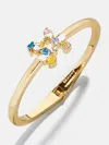Baublebar Disney Donald & Daisy Duck Kissing Cuff Bracelet In Gold