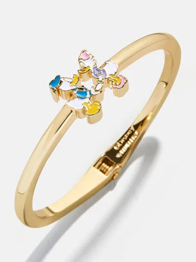 Baublebar Disney Donald & Daisy Duck Kissing Cuff Bracelet In Gold