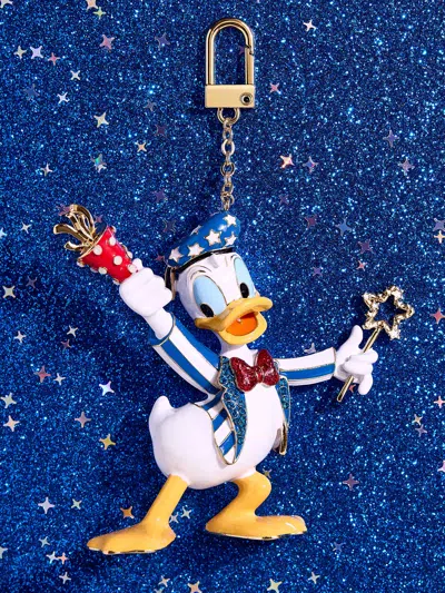 Baublebar Disney Donald Duck Americana Bag Charm In Blue