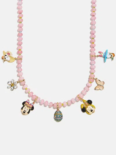 Baublebar Disney Easter Charm Necklace In Pink