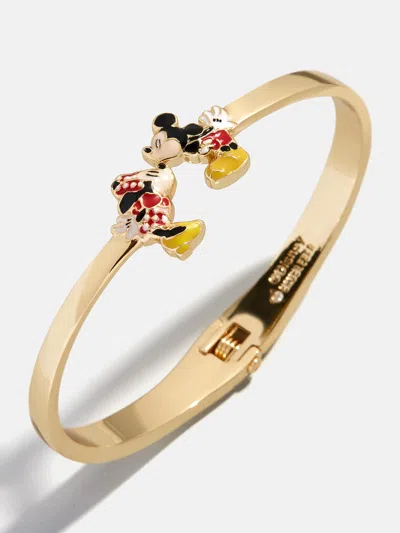 Baublebar Disney Mickey & Minnie Mouse Kissing Cuff Bracelet In Gold