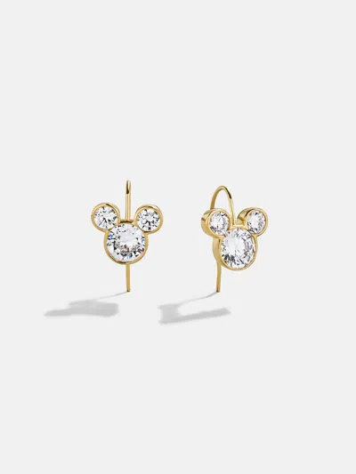 Baublebar Disney Mickey Mouse 18k Gold Plated Sterling Silver Micro Drop Earrings