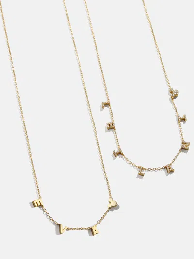 Baublebar Disney Mickey Mouse 18k Gold Plated Sterling Silver Spaced Custom Necklace