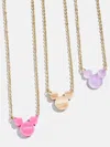 Baublebar Disney Mickey Mouse Acrylic Custom Necklace In Gold