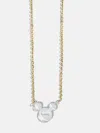 Baublebar Disney Mickey Mouse Acrylic Custom Necklace In Gold