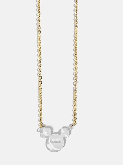 Baublebar Disney Mickey Mouse Acrylic Custom Necklace In Gold