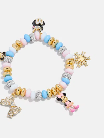 Baublebar Disney Mickey Mouse & Minnie Mouse Nutcracker Charm Bracelet In Multi