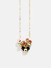 Baublebar Disney Mickey Mouse Beaded Charm Necklace In Gold