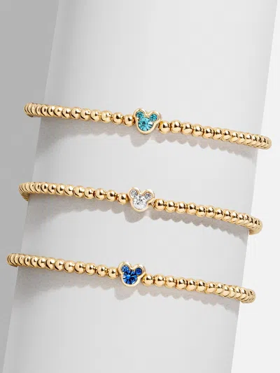 Baublebar Disney Mickey Mouse Birthstone Pisa Bracelet In Blue