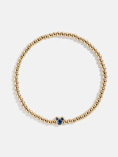 Baublebar Disney Mickey Mouse Birthstone Pisa Bracelet In Gold