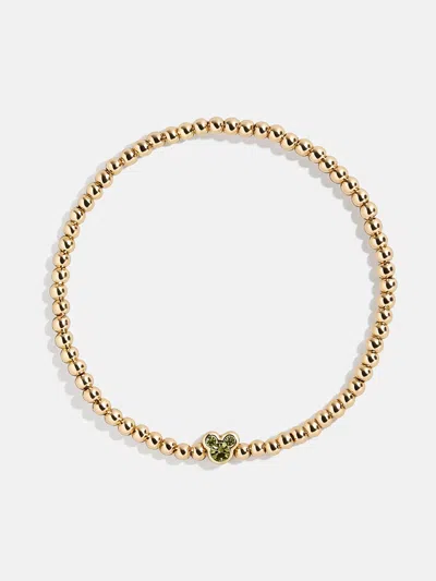 Baublebar Disney Mickey Mouse Birthstone Pisa Bracelet In Green