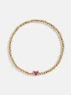 Baublebar Disney Mickey Mouse Birthstone Pisa Bracelet In Pink