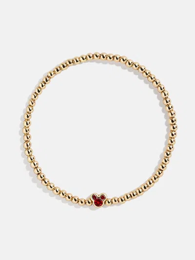 Baublebar Disney Mickey Mouse Birthstone Pisa Bracelet In Red