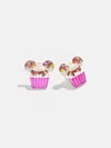 Baublebar Disney Mickey Mouse Cupcake Earrings In Pink