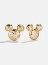 Baublebar Disney Mickey Mouse Domed Earrings In Gold