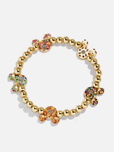 Baublebar Disney Mickey Mouse Donut Bracelet In Gold