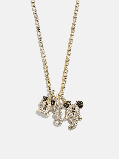 Baublebar Disney Mickey Mouse Ghost Charm Necklace In Gold