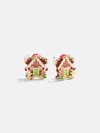 Baublebar Disney Mickey Mouse Gingerbread House Earrings In Multi