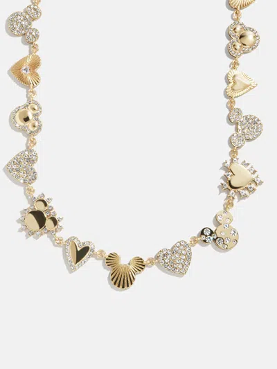 Baublebar Disney Mickey Mouse Hearts Necklace In Gold