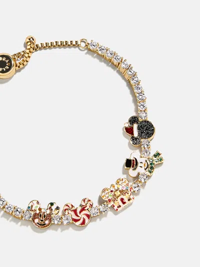 Baublebar Disney Mickey Mouse Holiday Tennis Bracelet In Gold