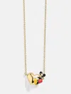 Baublebar Disney Mickey Mouse Hugging Heart Necklace In Gold