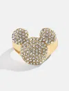 Baublebar Disney Mickey Mouse Pavé Bubble Ring In Gold