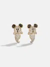 Baublebar Disney Mickey Mouse Pavé Ghost Earrings In Gold