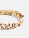 Baublebar Disney Mickey Mouse Peppermint Holiday Bracelet In Gold