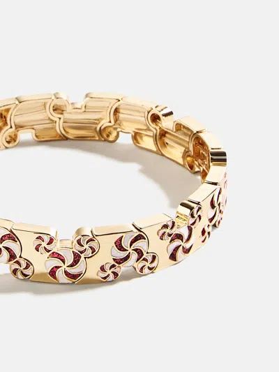 Baublebar Disney Mickey Mouse Peppermint Holiday Bracelet In Gold