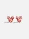 Baublebar Disney Mickey Mouse Peppermint Stud Earrings In Red
