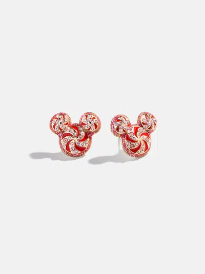 Baublebar Disney Mickey Mouse Peppermint Stud Earrings In Red