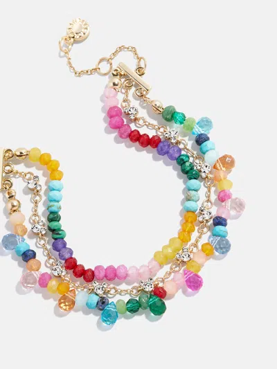 Baublebar Disney Mickey Mouse Semi-precious Layered Bracelet In Gold