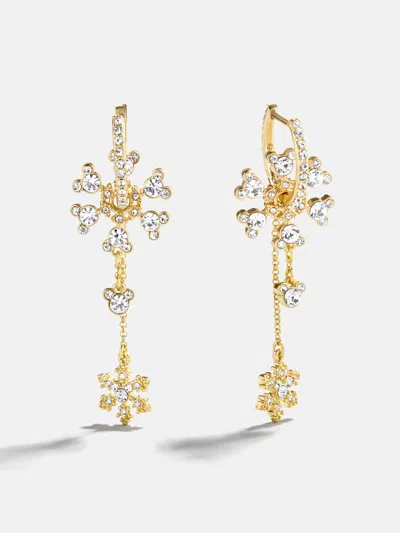 Baublebar Disney Mickey Mouse Snowfall Statement Earrings In Gold
